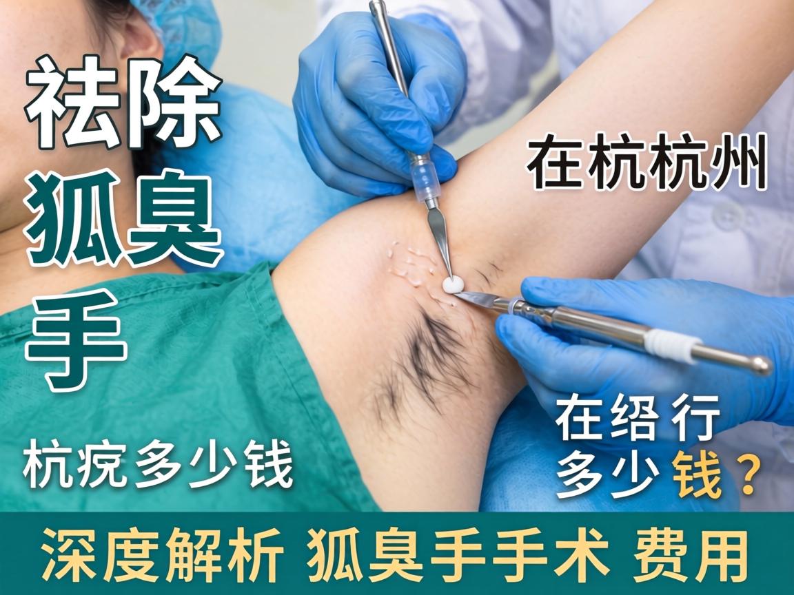 祛除狐臭手术在杭州多少钱？深度解析狐臭手术费用
