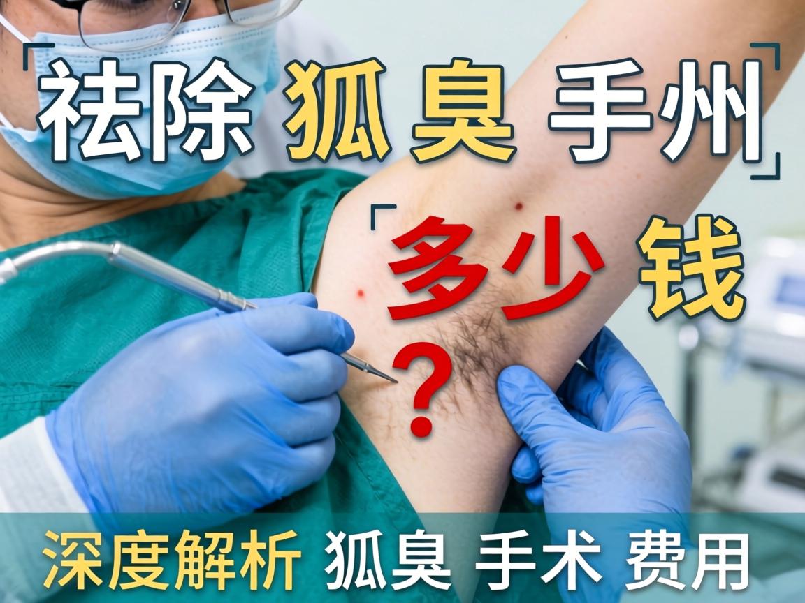 祛除狐臭手术在杭州多少钱？深度解析狐臭手术费用