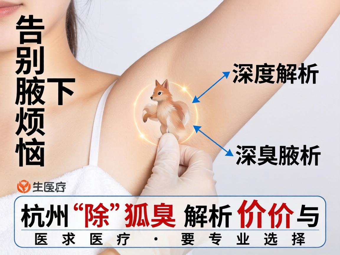 告别腋下烦恼，深度解析杭州除狐臭价格与专业选择