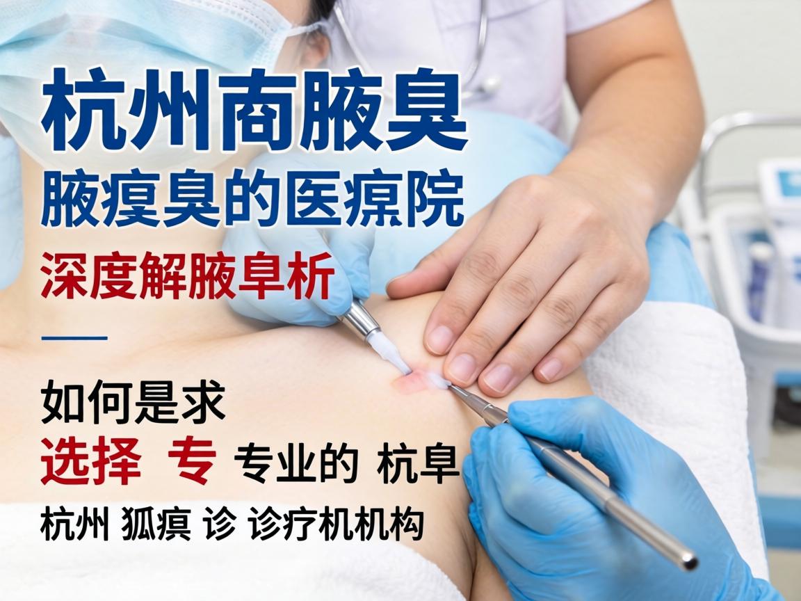 杭州腋臭医院深度解析,如何选择专业的杭州狐臭诊疗机构 杭州腋臭医院深度解析,如何选择专业的杭州狐臭诊疗机构