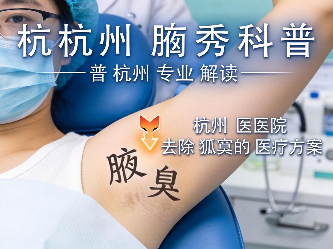 杭州腋秀科普,专业解读杭州医院去除狐臭的医疗方案 杭州腋秀科普,专业解读杭州医院去除狐臭的医疗方案