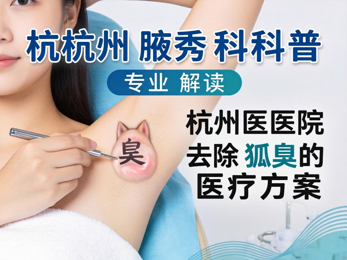 杭州腋秀科普,专业解读杭州医院去除狐臭的医疗方案 杭州腋秀科普,专业解读杭州医院去除狐臭的医疗方案