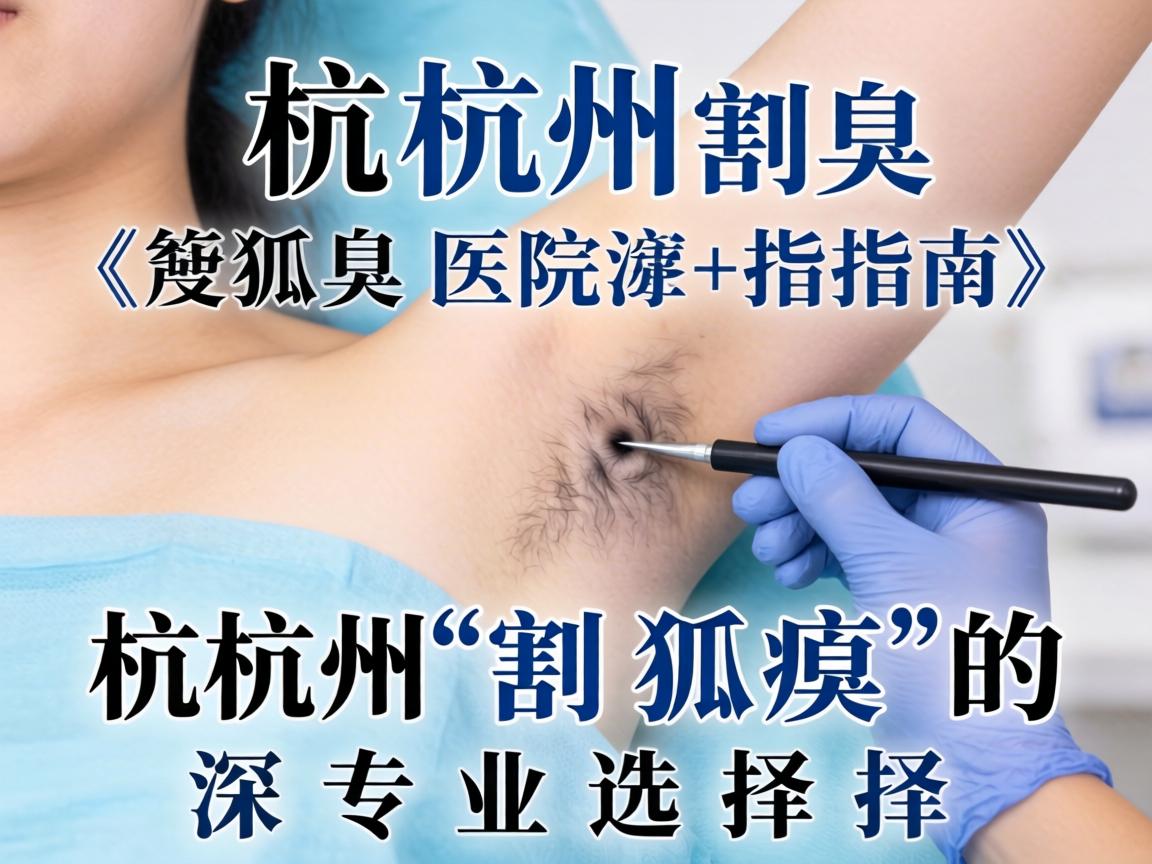 杭州割狐臭医院指南,深度解析杭州割狐臭的专业选择 杭州割狐臭医院指南,深度解析杭州割狐臭的专业选择