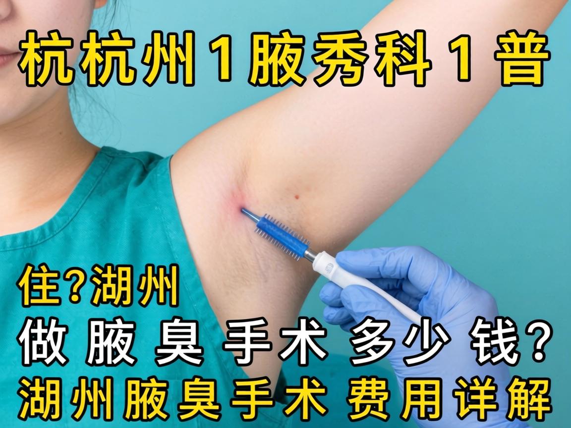 杭州腋秀科普,在湖州做腋臭手术多少钱?湖州腋臭手术费用详解 杭州腋秀科普,在湖州做腋臭手术多少钱?湖州腋臭手术费用详解