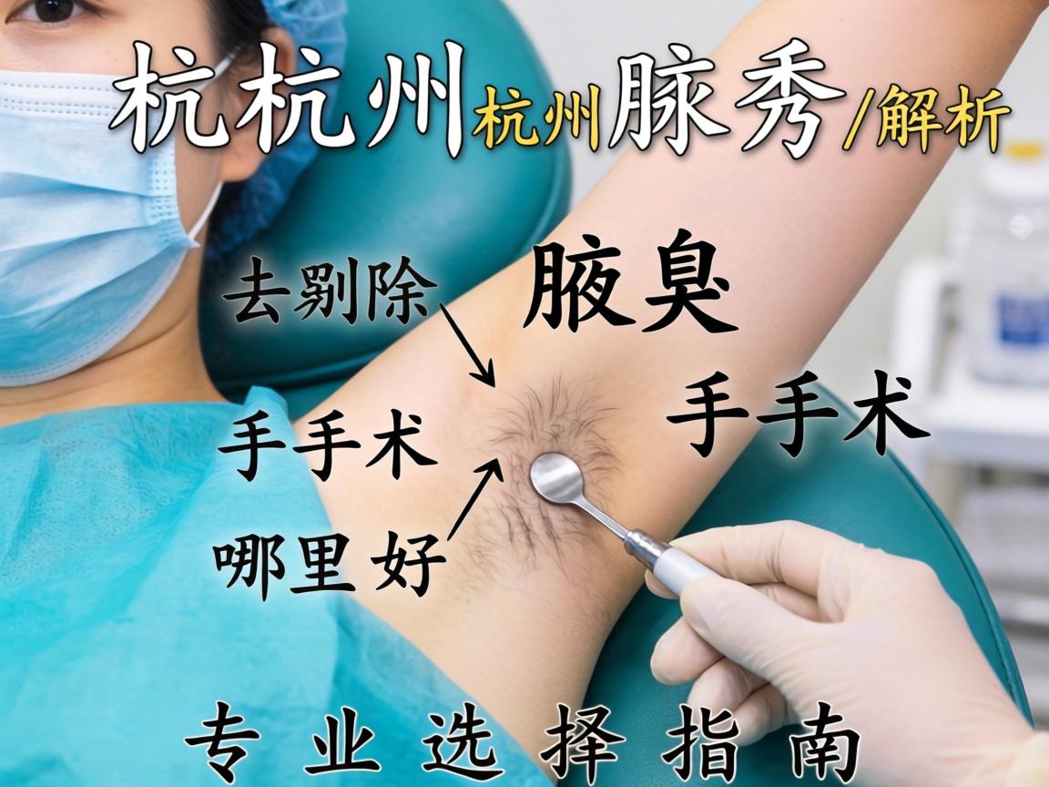 杭州腋秀解析,杭州去除腋臭手术哪里好,专业选择指南 杭州腋秀解析,杭州去除腋臭手术哪里好,专业选择指南