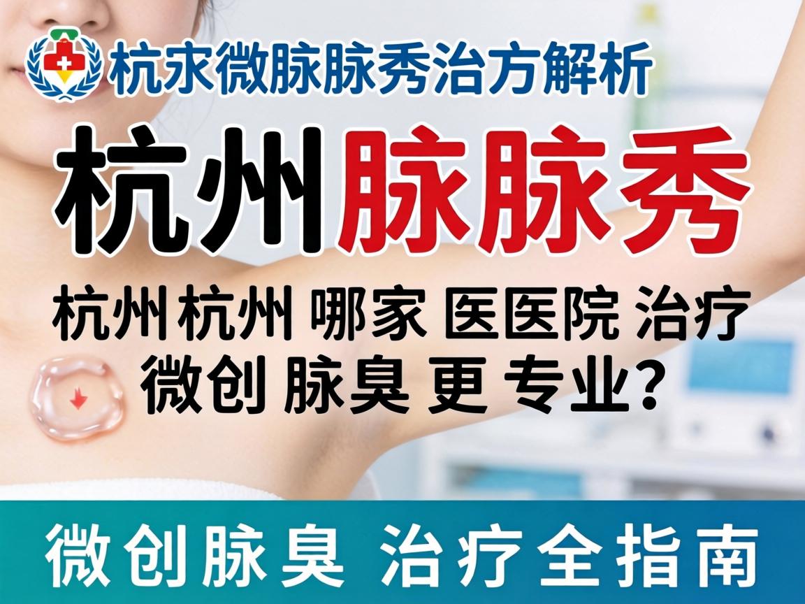 杭州腋秀解析,杭州哪家医院治疗微创腋臭更专业?微创腋臭治疗全指南 杭州腋秀解析,杭州哪家医院治疗微创腋臭更专业?微创腋臭治疗全指南