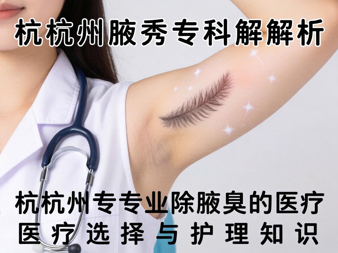 杭州腋秀专科解析,杭州专业除腋臭的医疗选择与护理知识 杭州腋秀专科解析,杭州专业除腋臭的医疗选择与护理知识