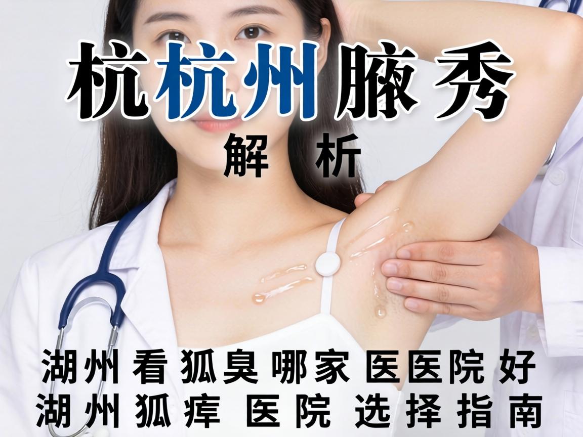 杭州腋秀解析，湖州看狐臭哪家医院好，湖州狐臭医院选择指南