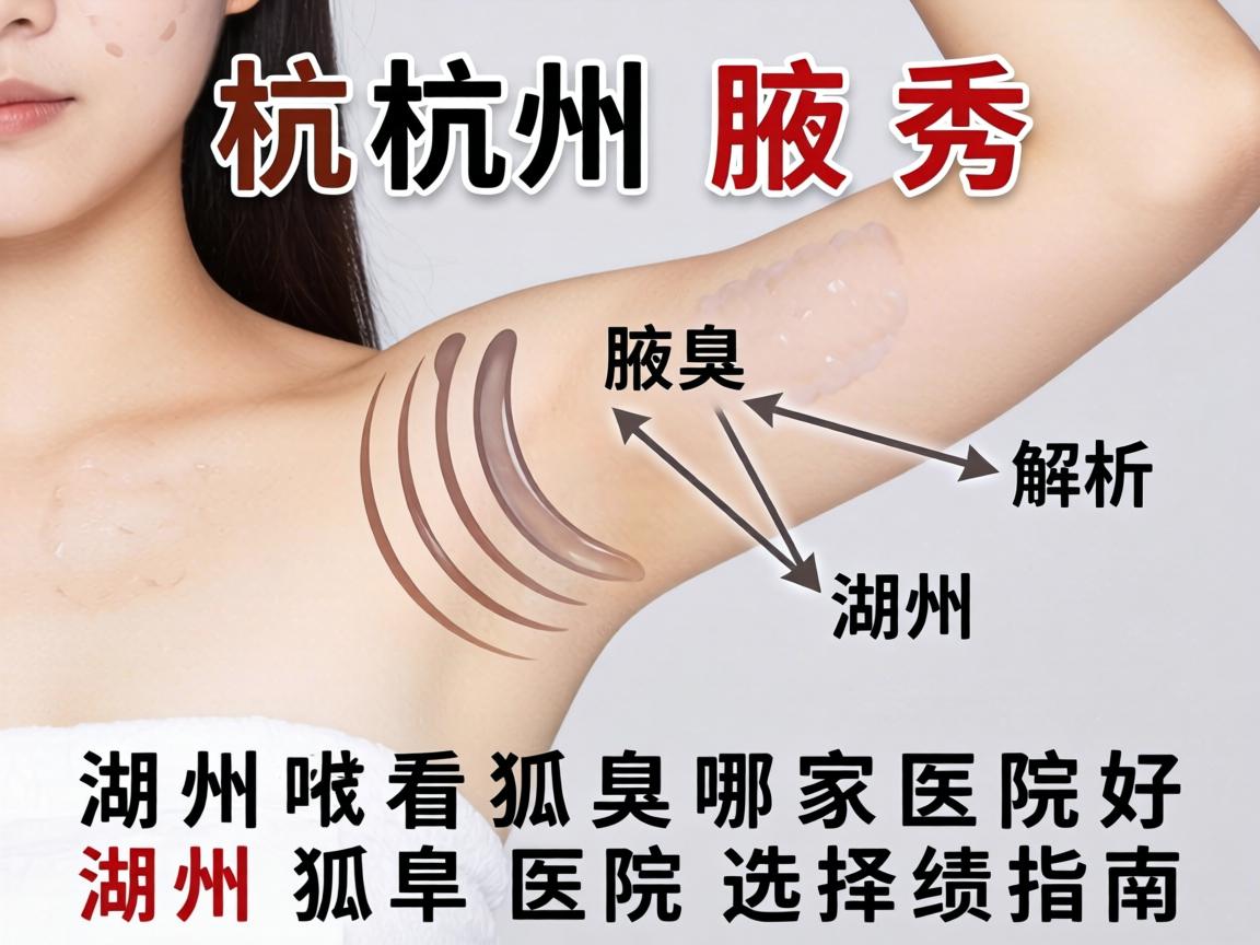 杭州腋秀解析，湖州看狐臭哪家医院好，湖州狐臭医院选择指南