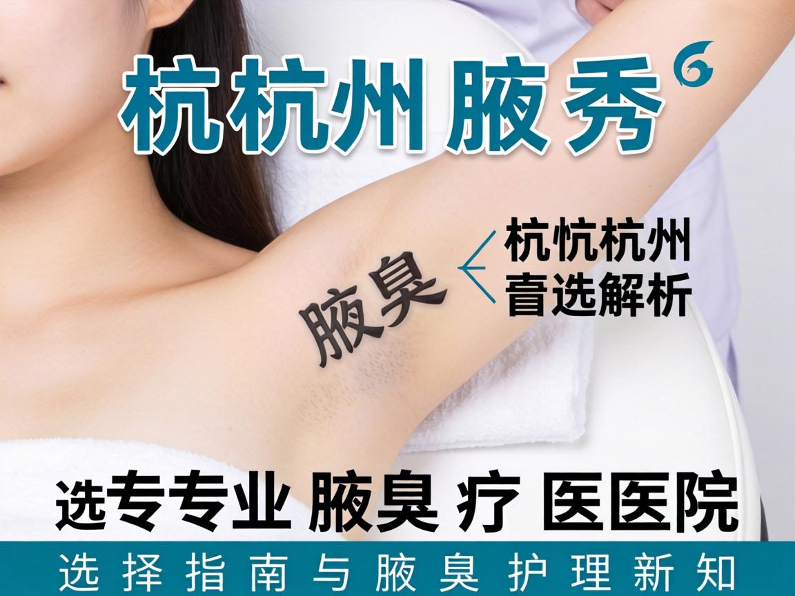 杭州腋秀解析，杭州专业腋臭医院选择指南与腋臭护理新知