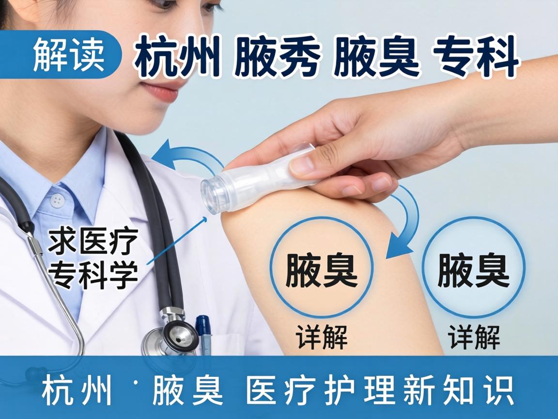 解读杭州腋秀腋臭专科，详解杭州腋臭医疗护理新知识