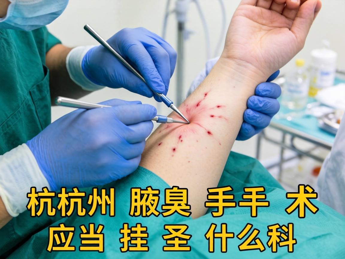 杭州腋臭手术指南，详解杭州腋臭手术应当挂什么科