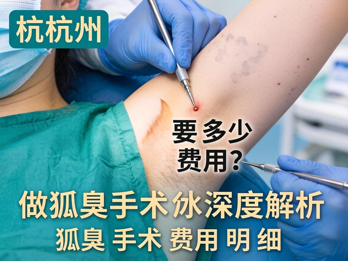 杭州做狐臭手术要多少费用？深度解析狐臭手术费用明细