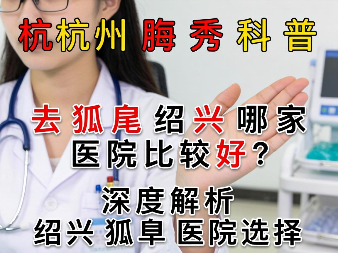 杭州腋秀科普，去狐臭绍兴哪家医院比较好？深度解析绍兴狐臭医院选择