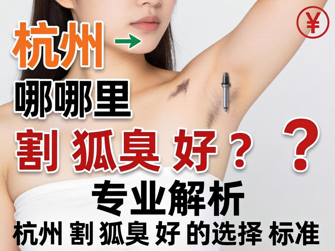 杭州哪里割狐臭好？专业解析杭州割狐臭好的选择标准