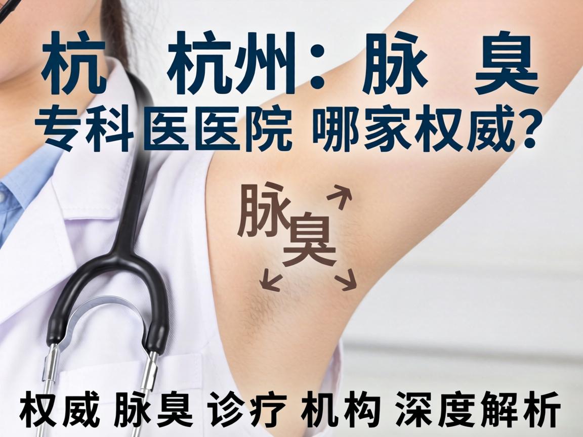 杭州腋臭专科医院哪家权威？权威腋臭诊疗机构深度解析