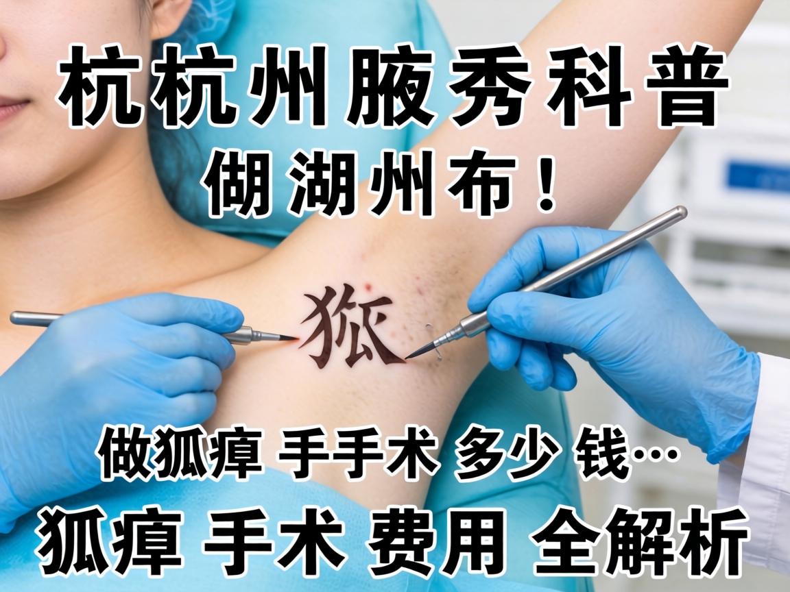 杭州腋秀科普，在湖州做狐臭手术多少钱，狐臭手术费用全解析