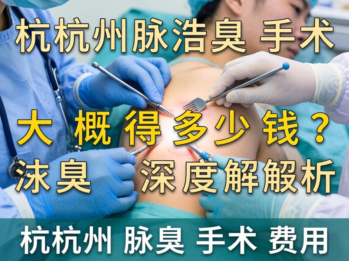 杭州腋臭手术大概得多少钱？深度解析杭州腋臭手术费用