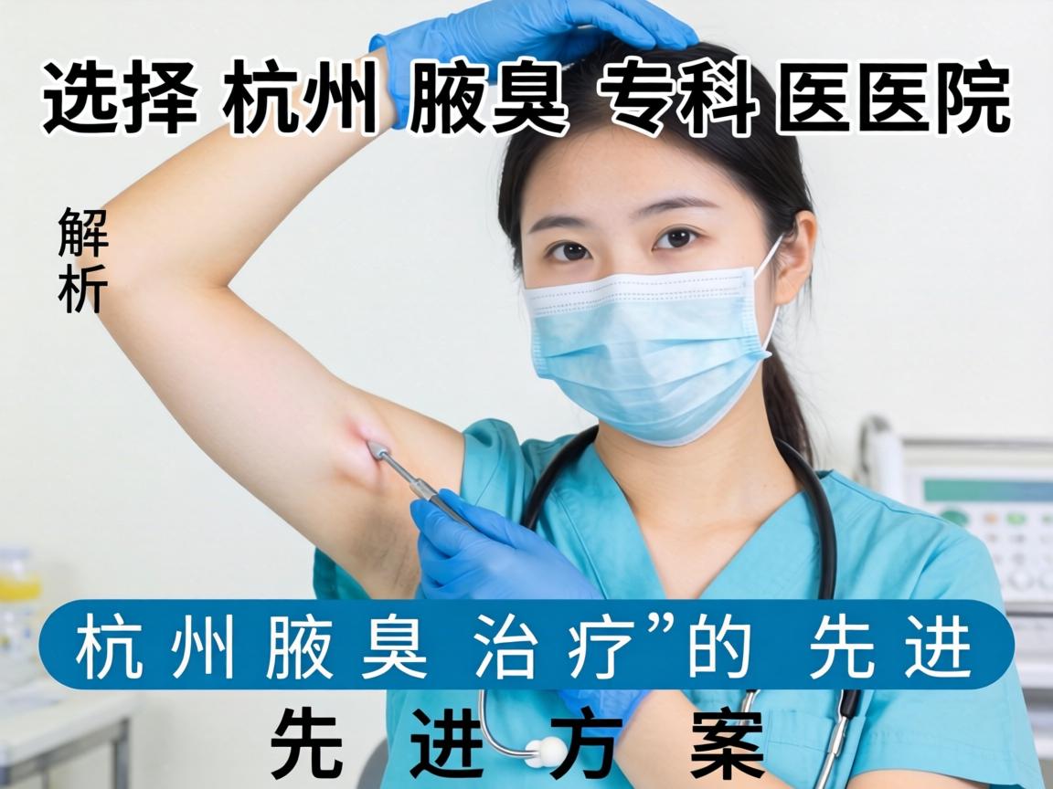 选择杭州腋臭专科医院，解析杭州腋臭治疗的先进方案