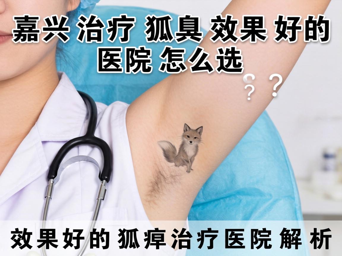 嘉兴治疗狐臭效果好的医院怎么选？效果好的狐臭治疗医院解析