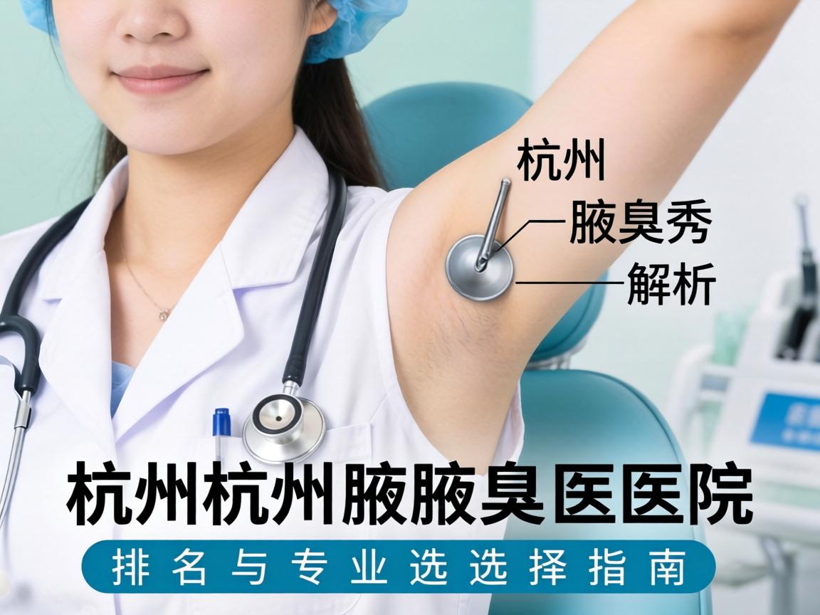杭州腋秀解析，杭州腋臭医院排名与专业选择指南