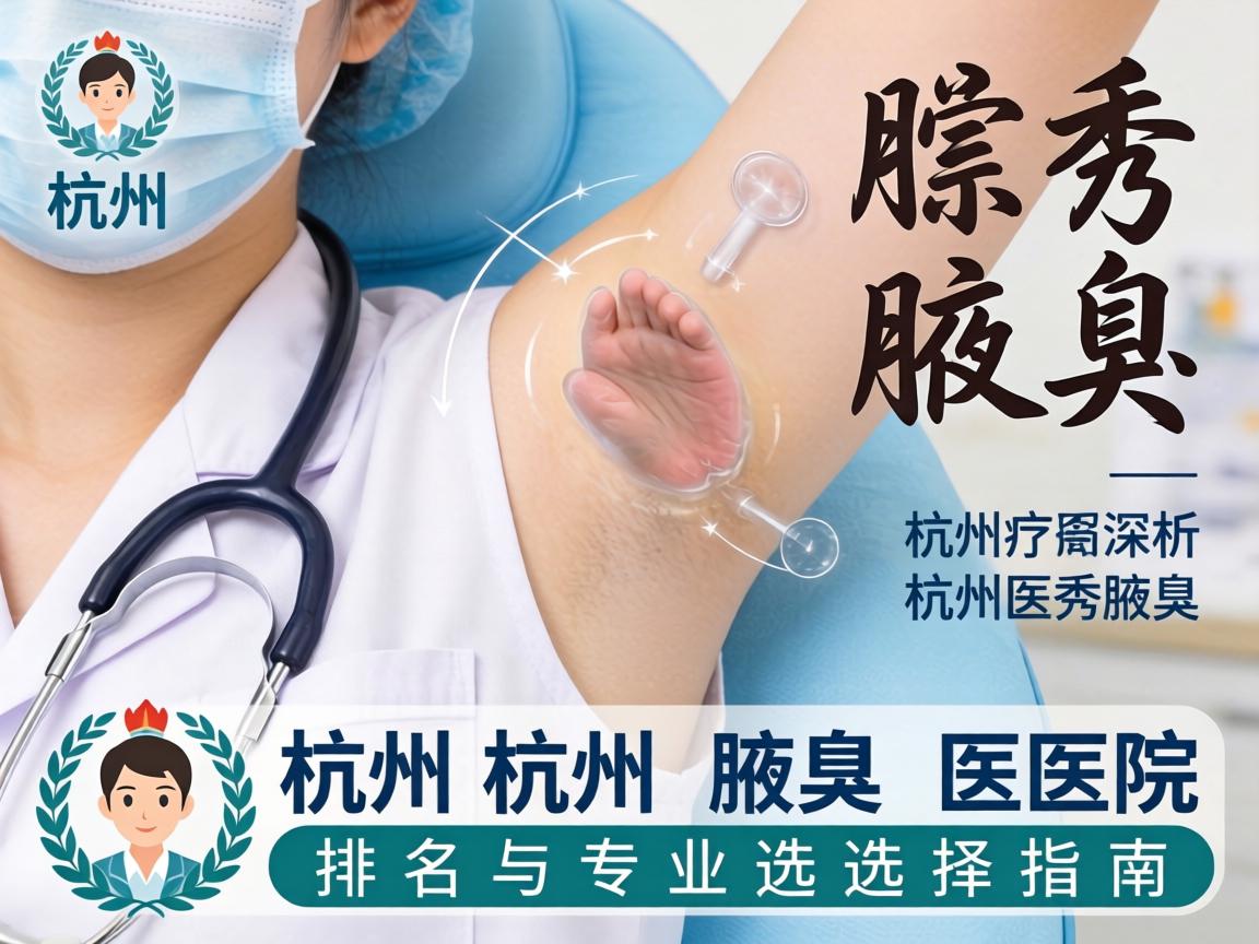 杭州腋秀解析，杭州腋臭医院排名与专业选择指南