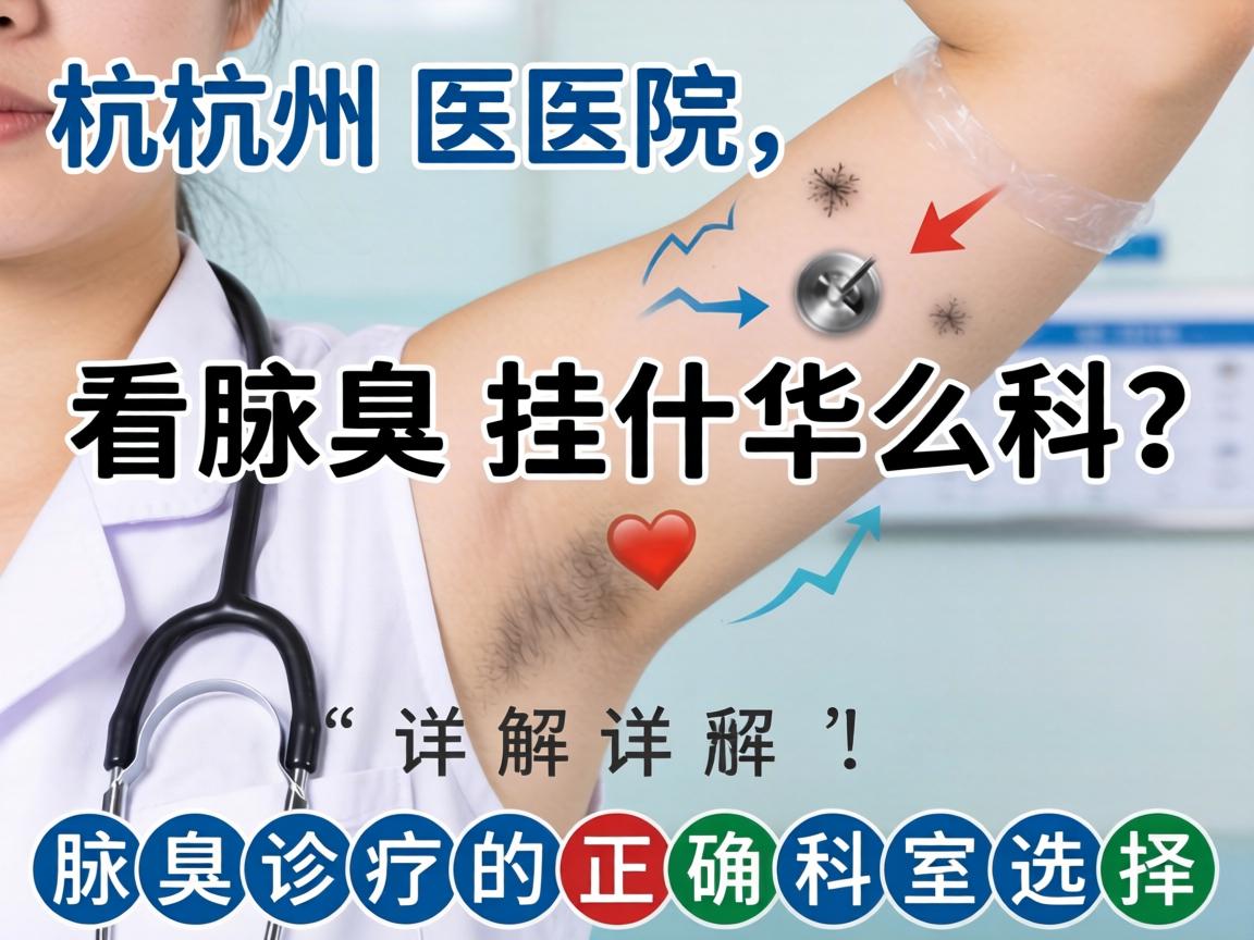 杭州医院看腋臭挂什么科？详解腋臭诊疗的正确科室选择