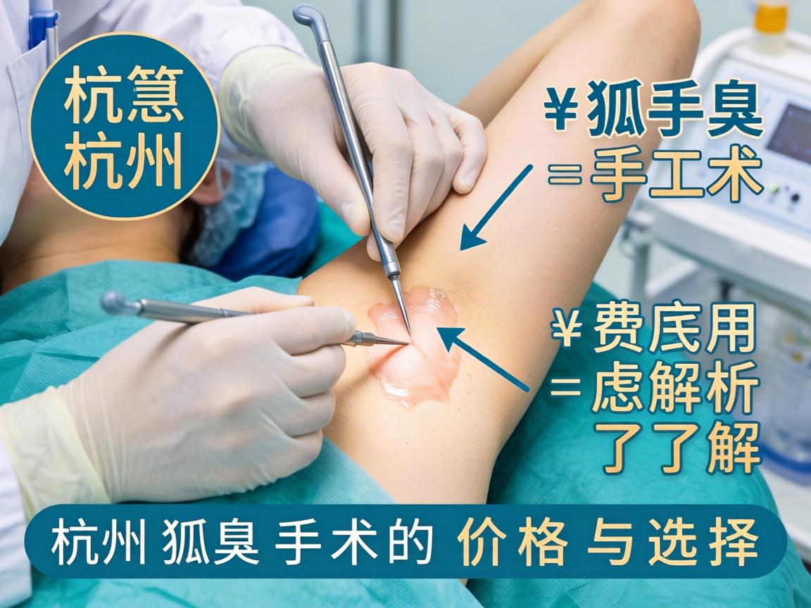 杭州狐臭手术费用解析，了解杭州狐臭手术的价格与选择