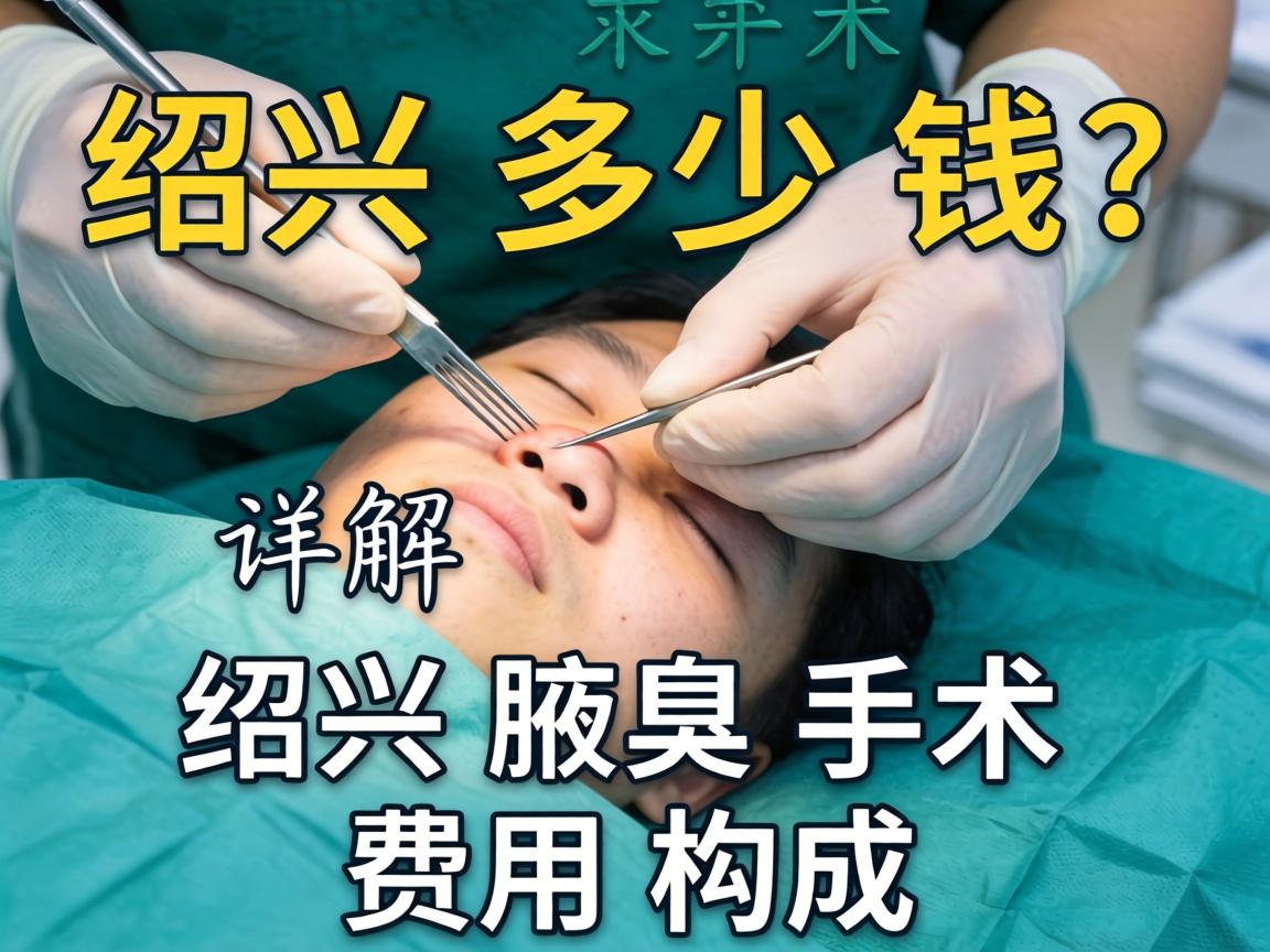 绍兴腋臭手术多少钱？详解绍兴腋臭手术费用构成