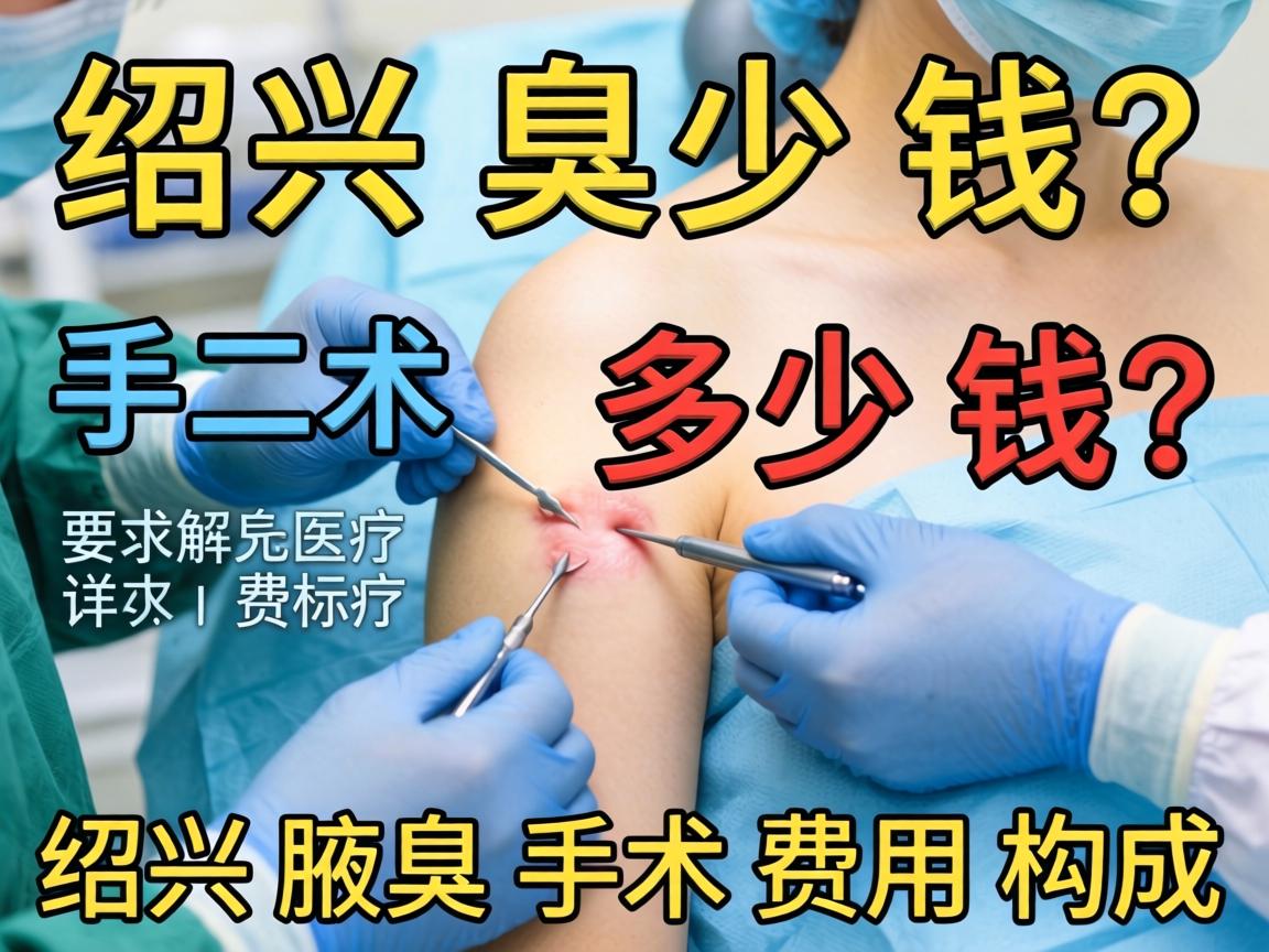 绍兴腋臭手术多少钱？详解绍兴腋臭手术费用构成