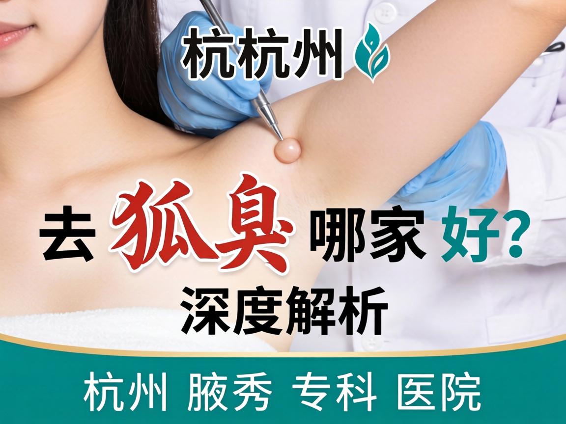 杭州去狐臭哪家好？深度解析杭州腋秀专科医院