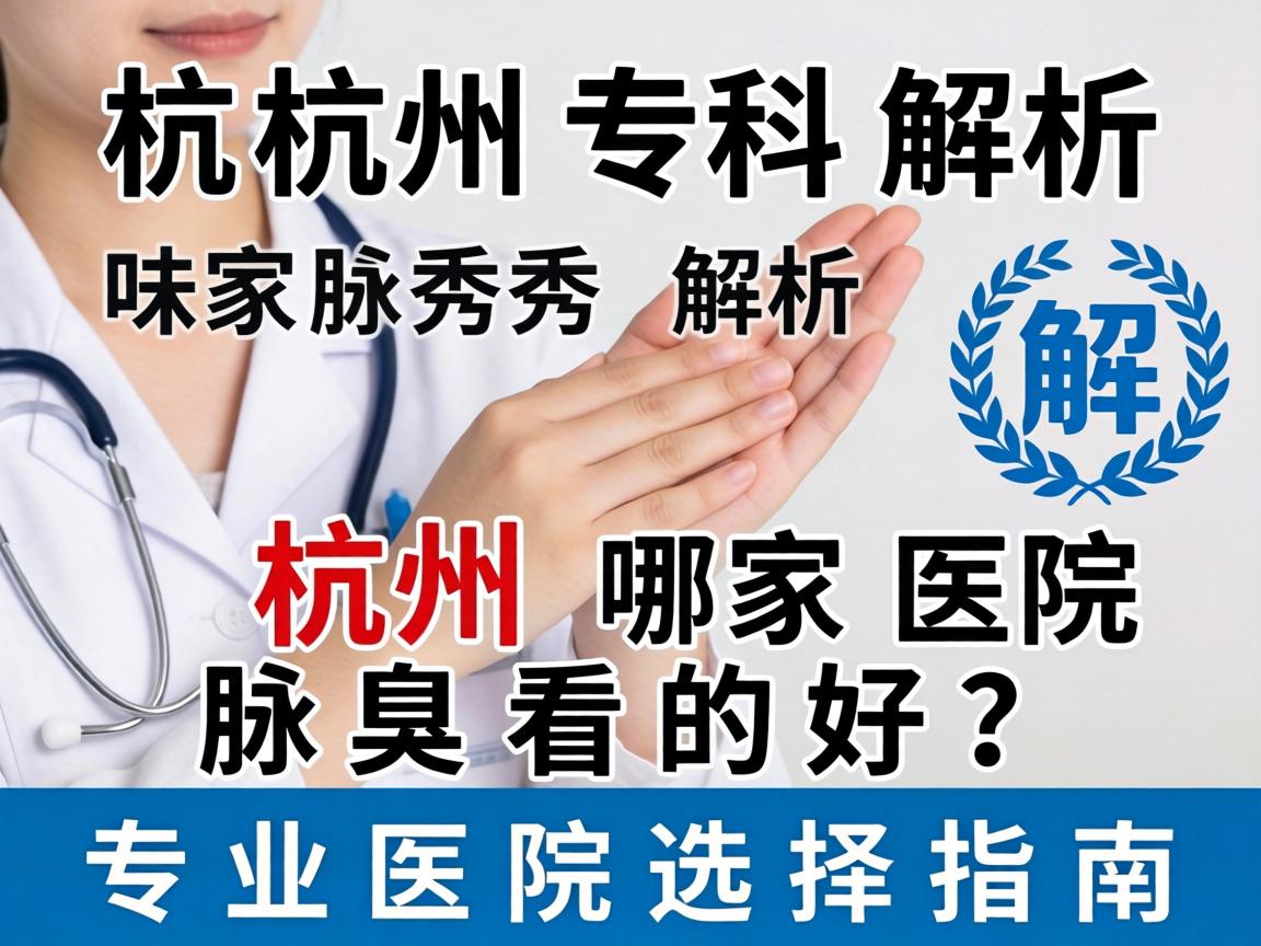 杭州腋秀专科解析，杭州哪家医院腋臭看的好，专业医院选择指南
