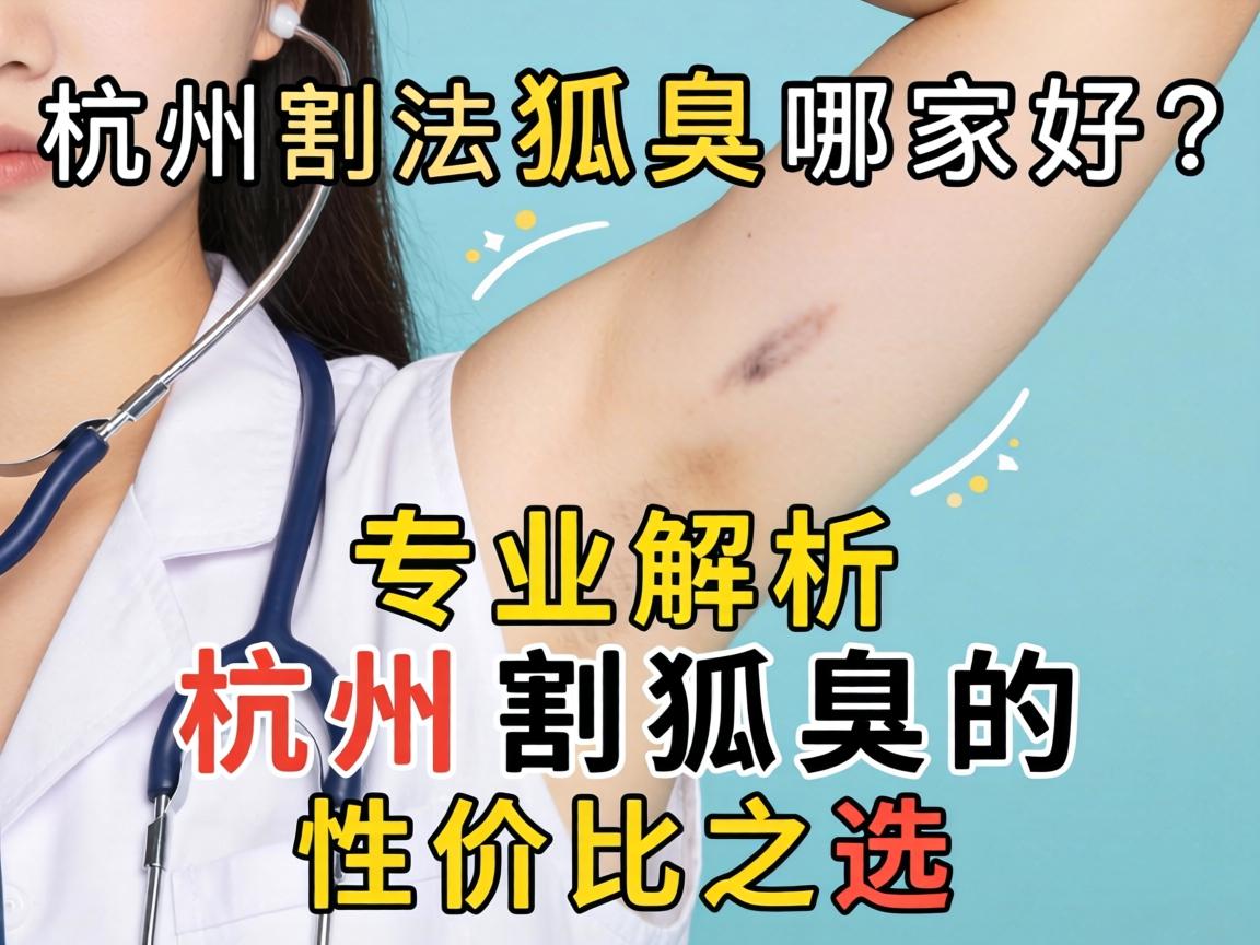 杭州割狐臭哪家好？专业解析杭州割狐臭的性价比之选