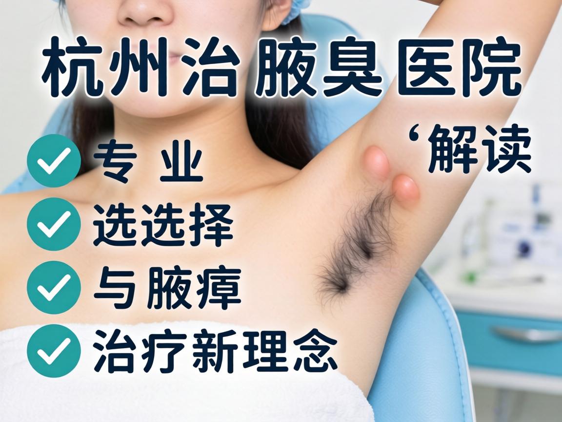 杭州治腋臭医院解读，专业选择与腋臭治疗新理念