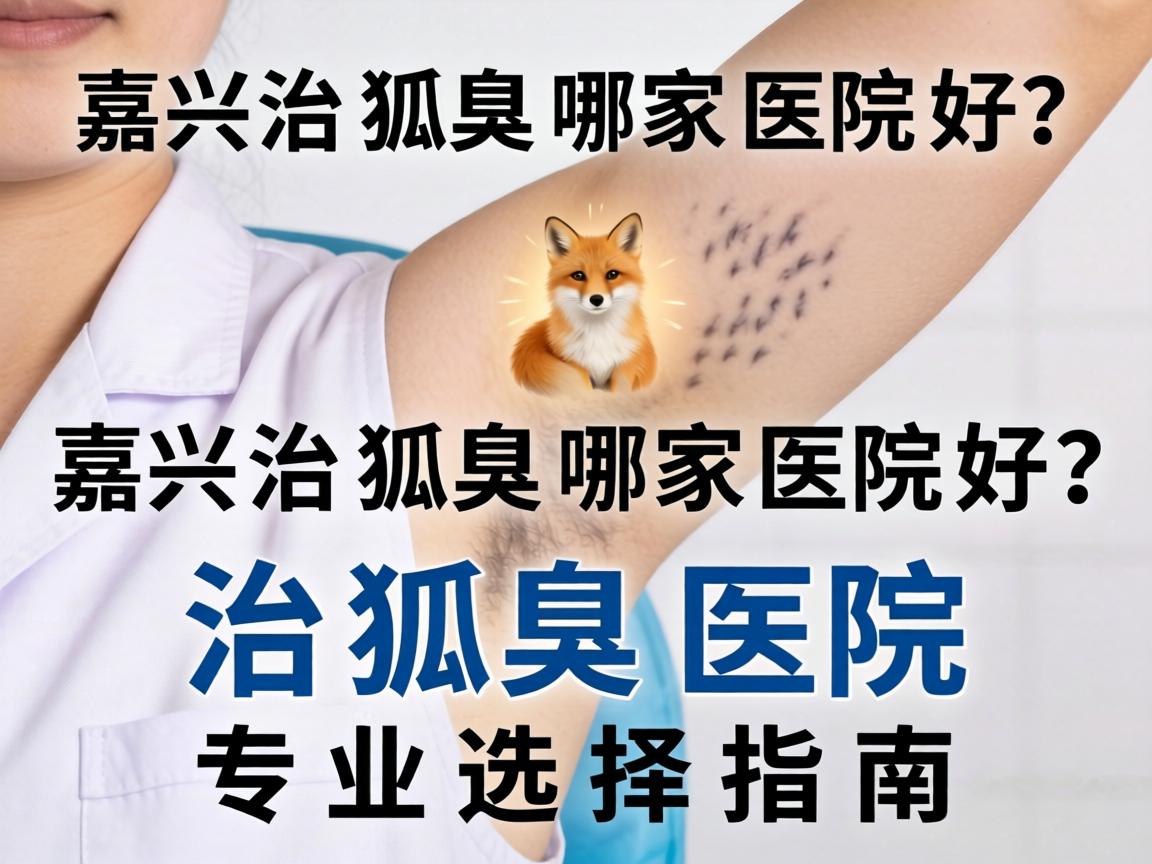 嘉兴治狐臭哪家医院好？治狐臭医院专业选择指南