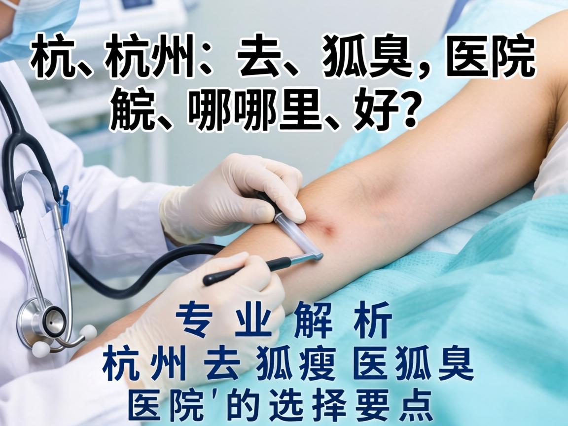 杭州去狐臭医院哪里好？专业解析杭州去狐臭医院的选择要点