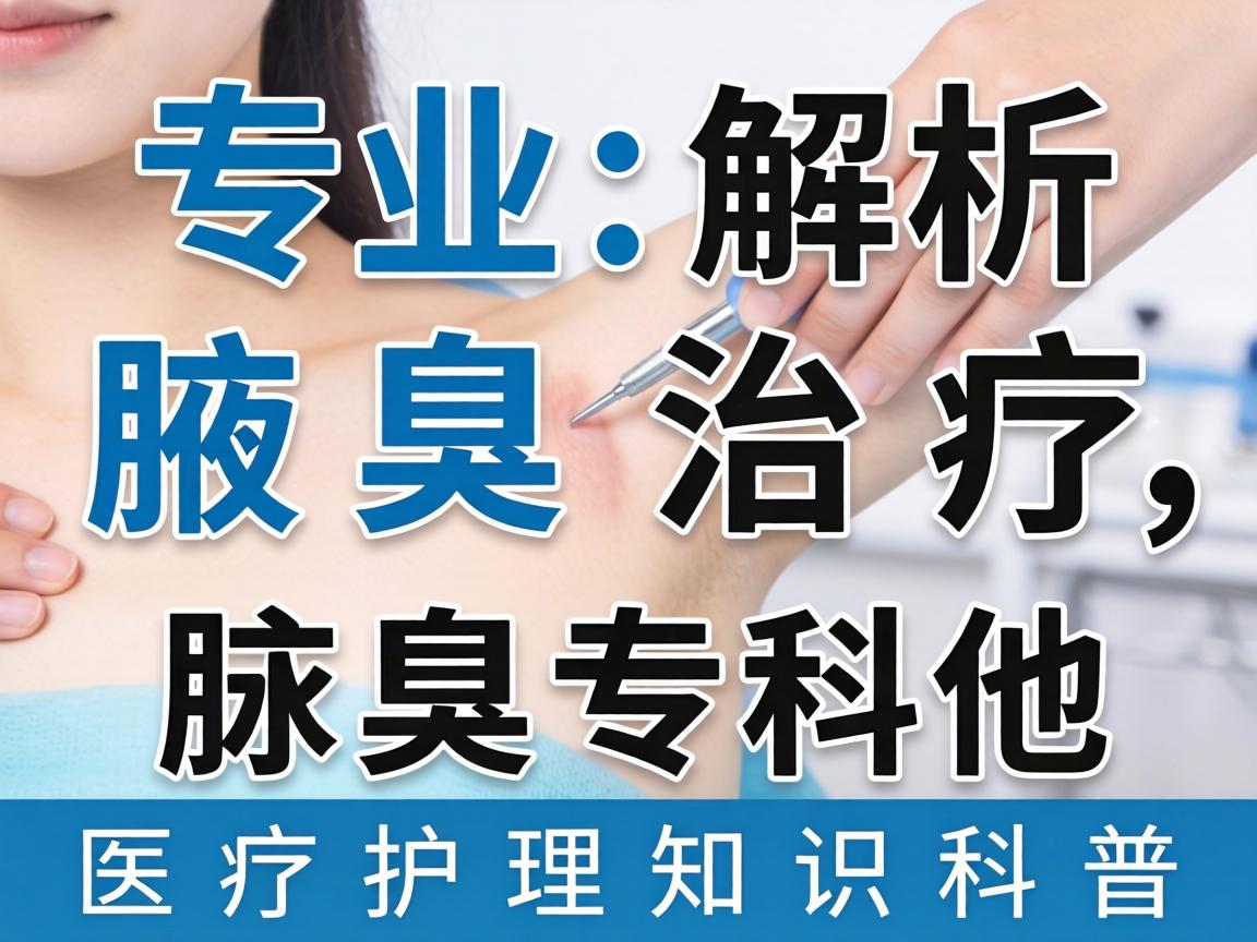 专业解析腋臭治疗，腋臭专科的医疗护理知识科普