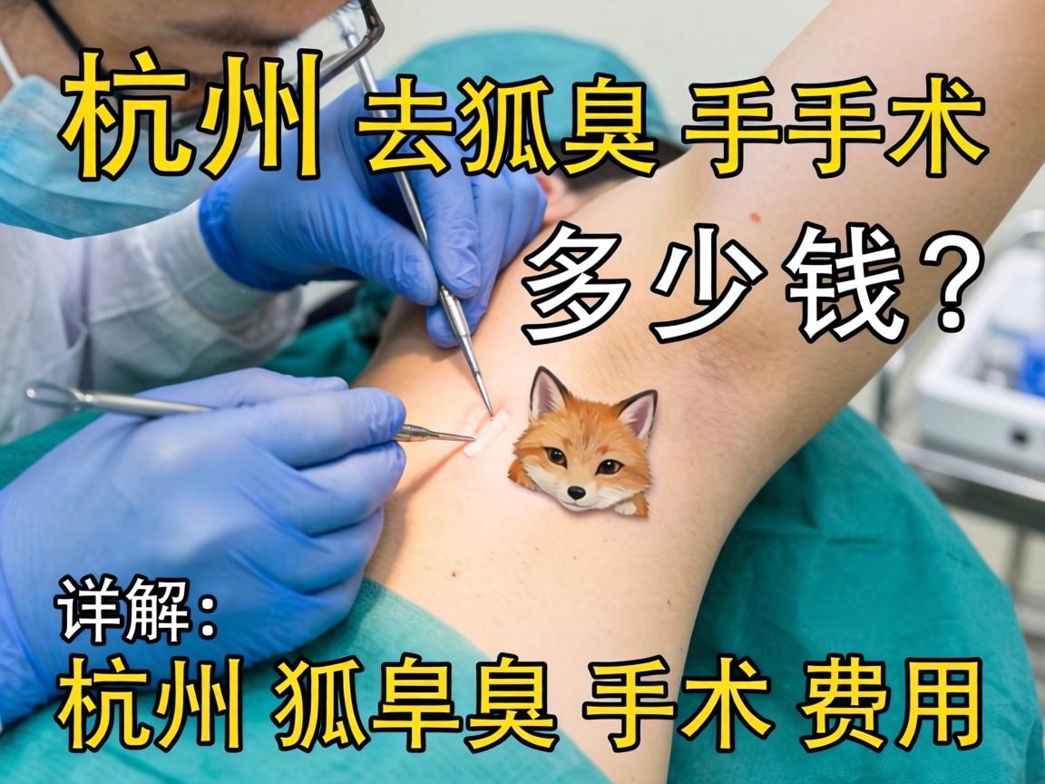 杭州去狐臭手术多少钱?详解杭州狐臭手术费用 杭州去狐臭手术多少钱?详解杭州狐臭手术费用