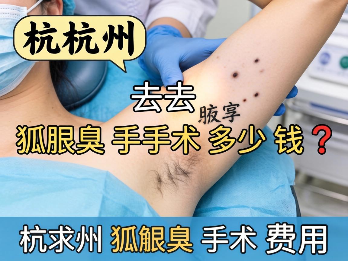 杭州去狐臭手术多少钱?详解杭州狐臭手术费用 杭州去狐臭手术多少钱?详解杭州狐臭手术费用