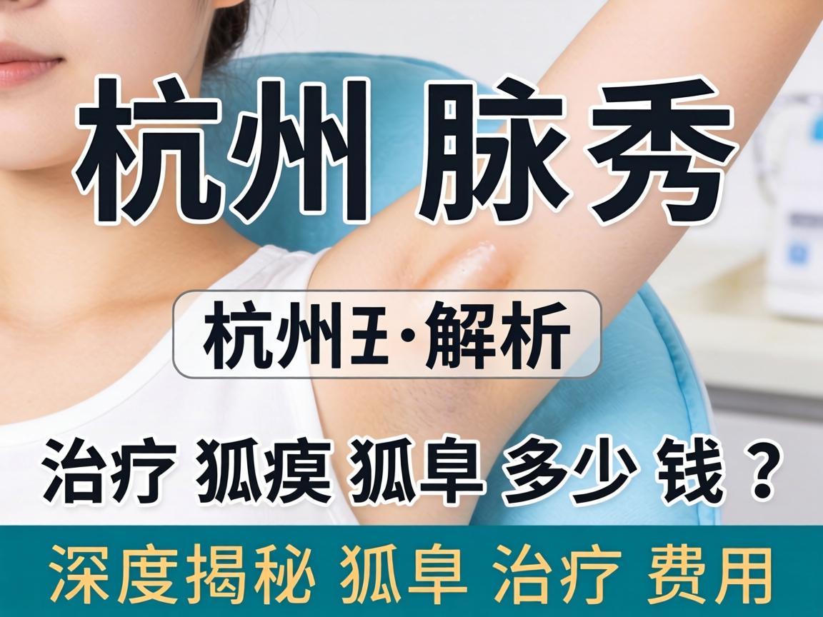 杭州腋秀解析，杭州治疗狐臭多少钱？深度揭秘狐臭治疗费用