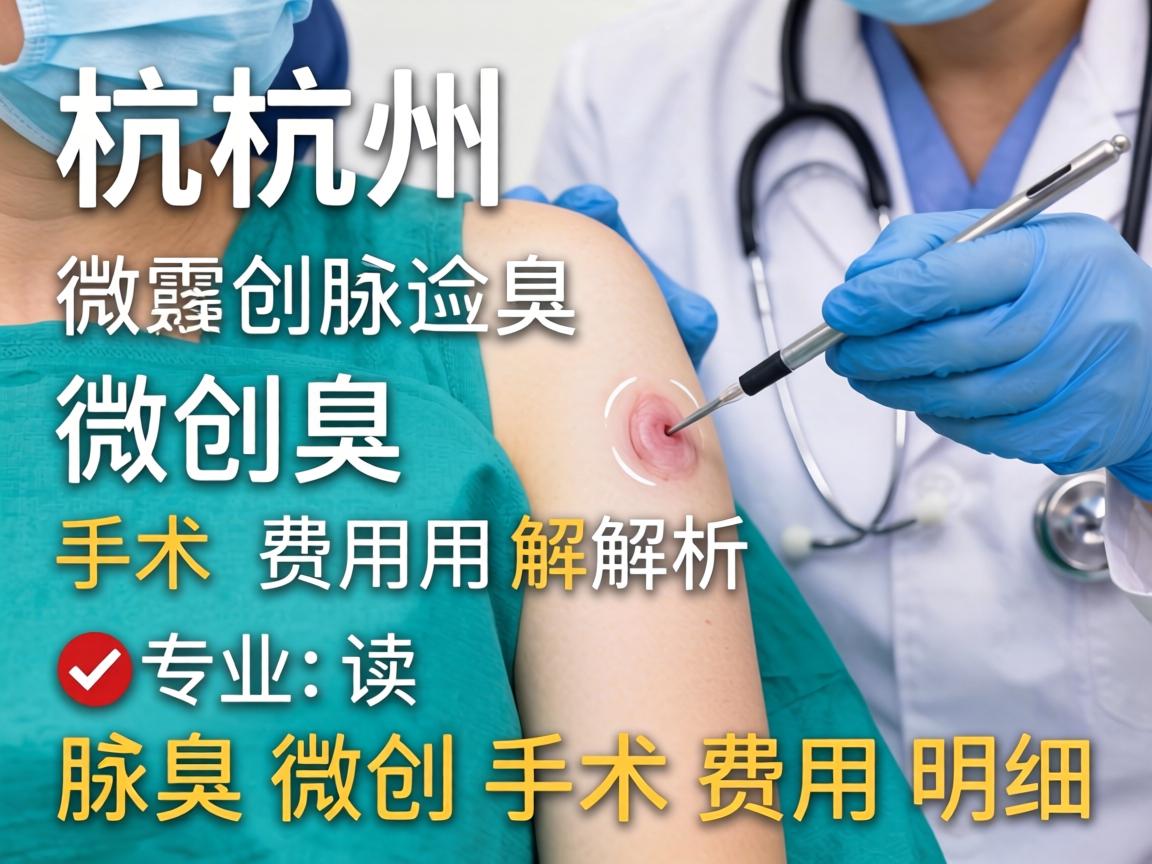 杭州腋臭微创手术费用解析，专业解读腋臭微创手术费用明细