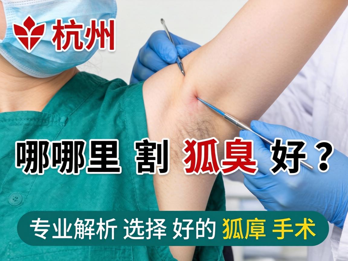 杭州哪里割狐臭好？专业解析如何选择好的狐臭手术