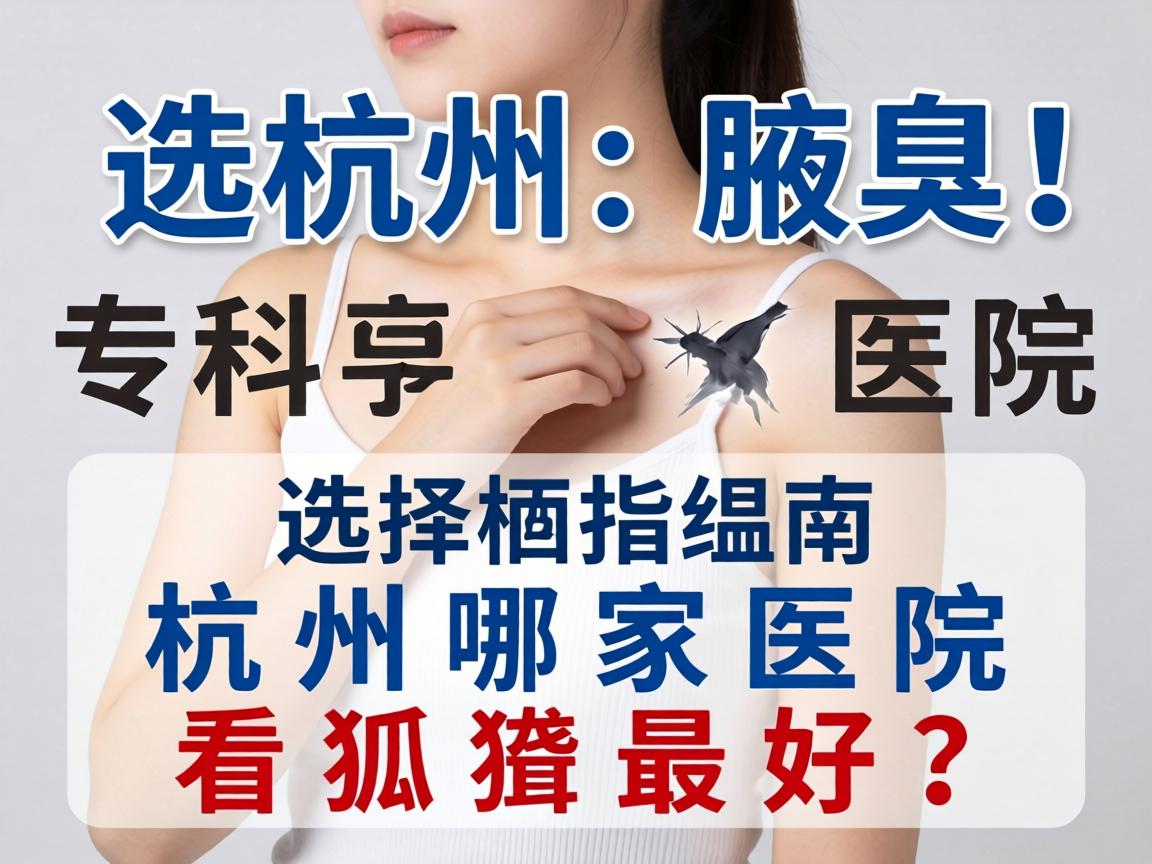 杭州腋臭专科医院选择指南,杭州哪家医院看狐臭最好? 杭州腋臭专科医院选择指南,杭州哪家医院看狐臭最好?