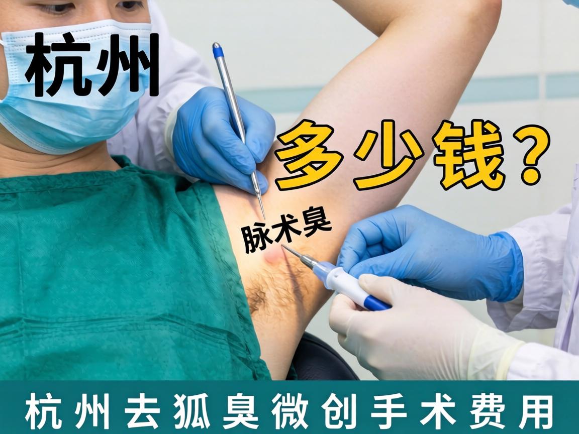 杭州腋臭手术多少钱？详解杭州去狐臭微创手术费用