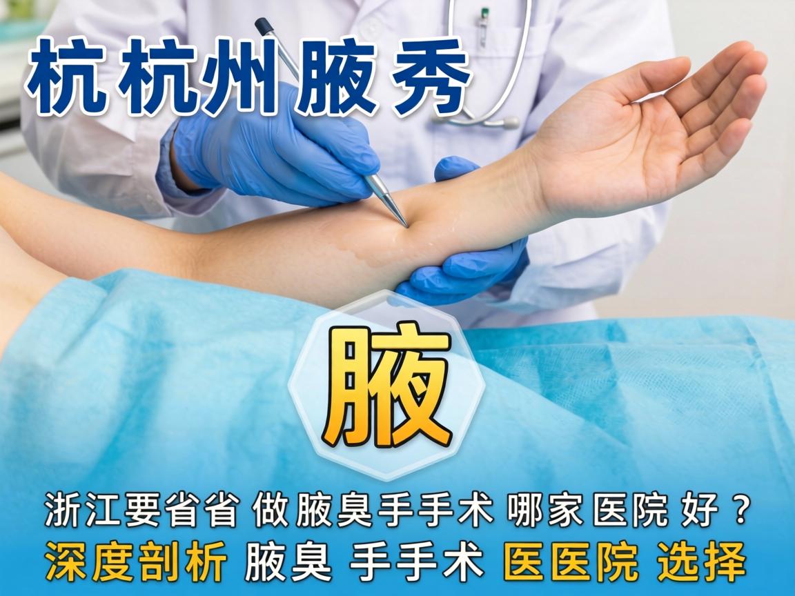 杭州腋秀解析,浙江省做腋臭手术哪家医院好?深度剖析腋臭手术医院选择 杭州腋秀解析,浙江省做腋臭手术哪家医院好?深度剖析腋臭手术医院选择