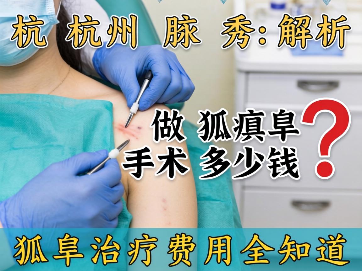 杭州腋秀解析，杭州做狐臭手术多少钱？狐臭治疗费用全知道