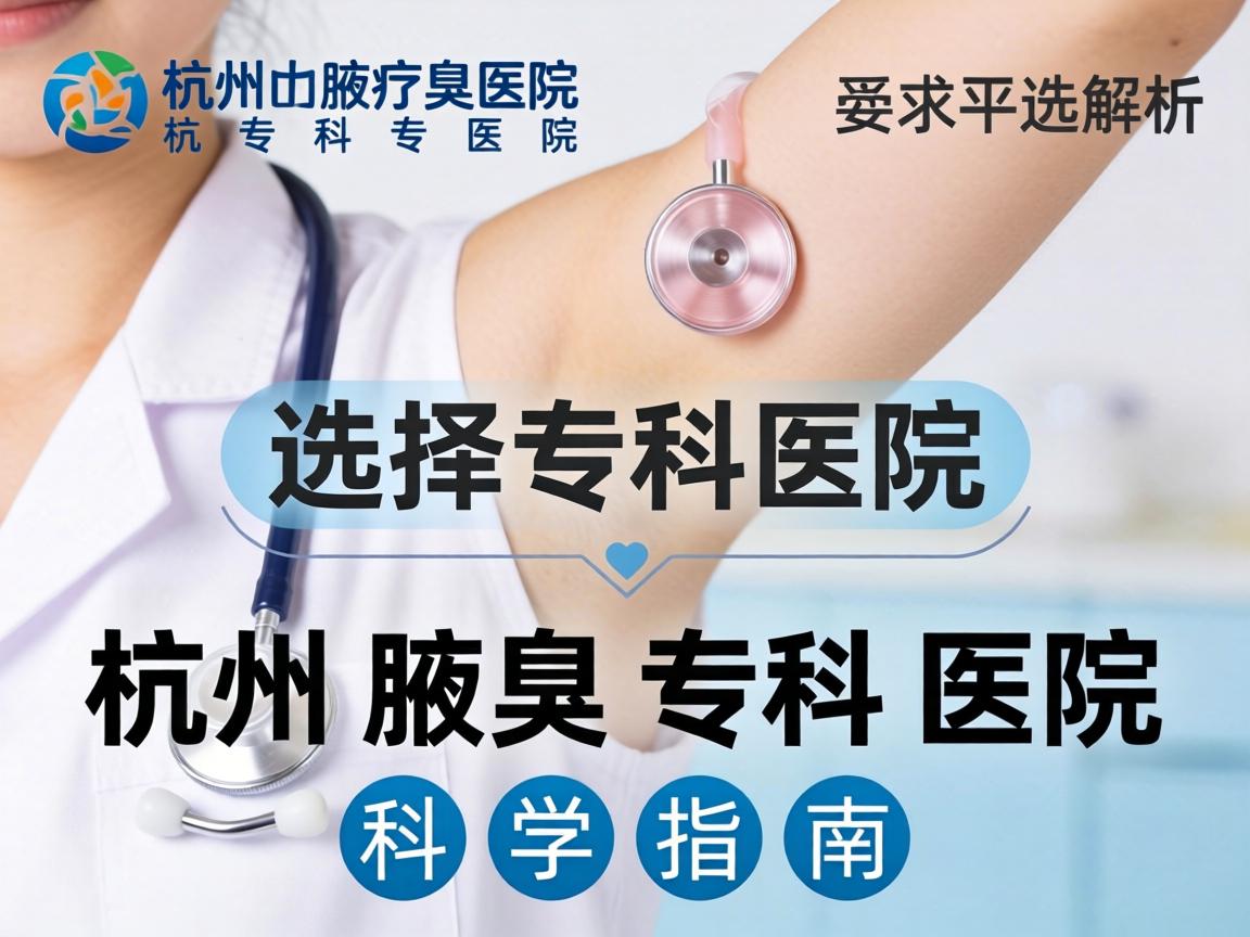 杭州腋臭专科医院解析，选择杭州腋臭专科医院的科学指南