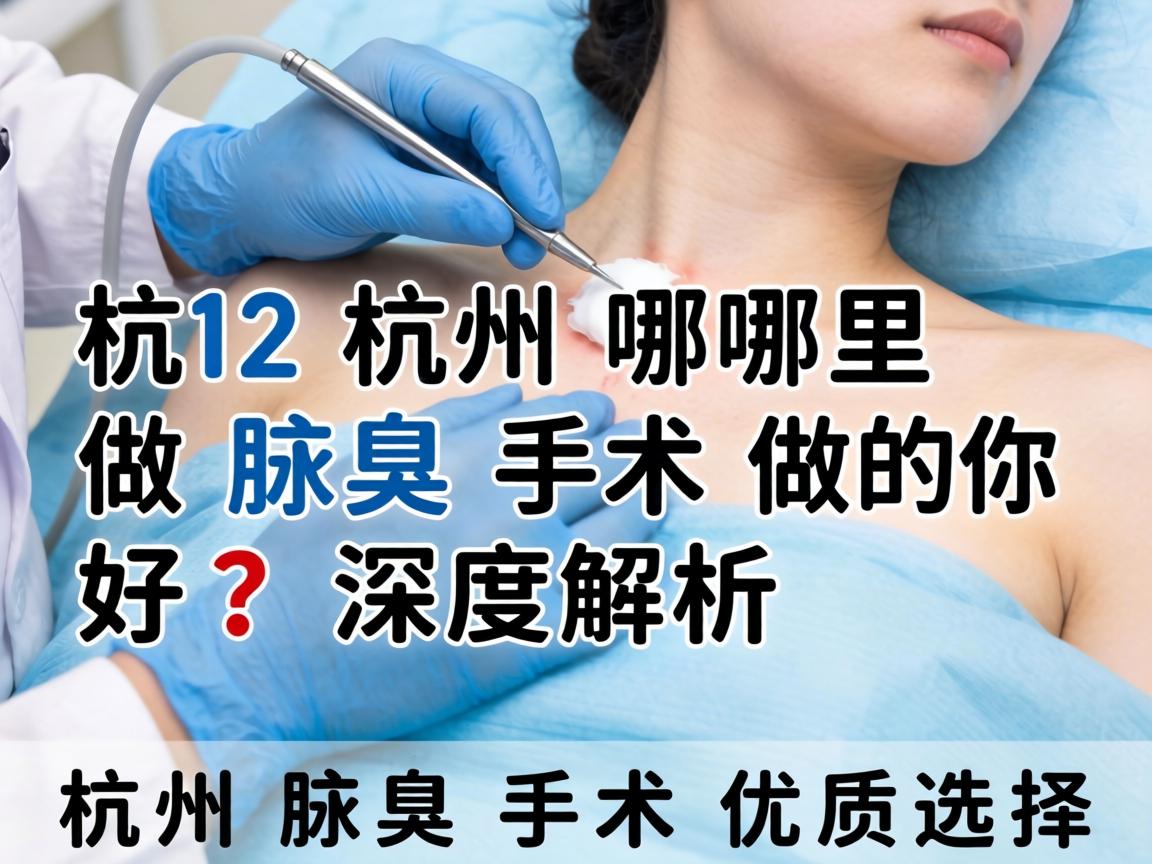 杭州哪里做腋臭手术做的好？深度解析杭州腋臭手术优质选择