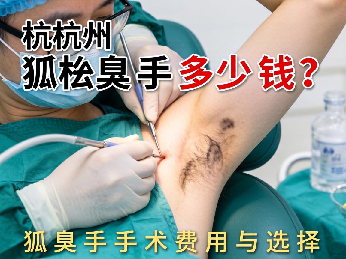 杭州狐臭手术多少钱？详解狐臭手术费用与选择