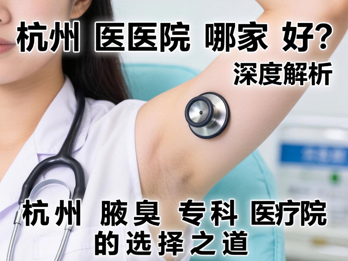 杭州腋臭医院哪家好？深度解析杭州腋臭专科医院的选择之道